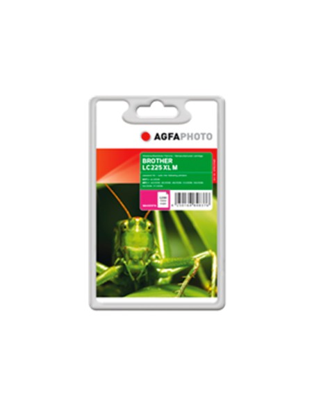 ORIGINALE Agfa Photo Cartuccia d'inchiostro magenta APB225MD  ~1200 pagine 11.8ml Agfa Photo LC225XLM