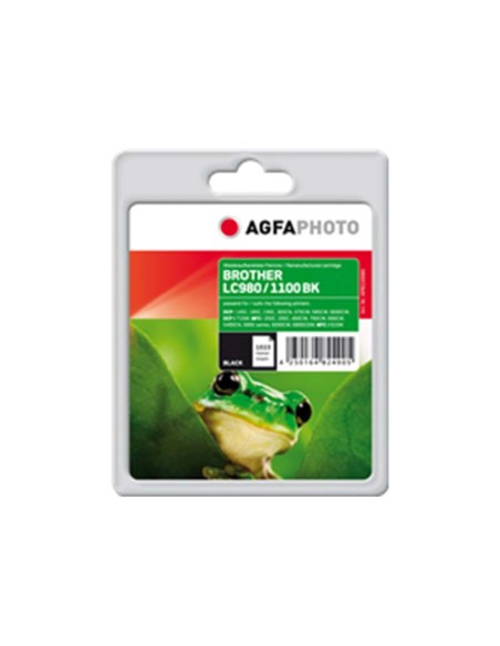 ORIGINALE Agfa Photo Cartuccia d'inchiostro nero APB1100BD Agfa Photo ~1023 pagine 17ml Agfa Photo LC-1100nero / LC-1100hybk