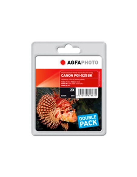 ORIGINALE Agfa Photo Cartuccia d'inchiostro nero APCPGI550XLB Agfa Photo ~500 pagine 22ml Agfa Photo PGI-550pgbk XL (6431B001)