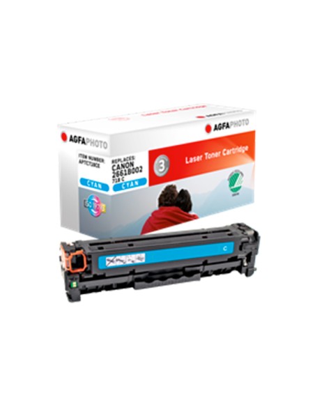 ORIGINALE Agfa Photo toner ciano APTC718CE  ~2900 pagine