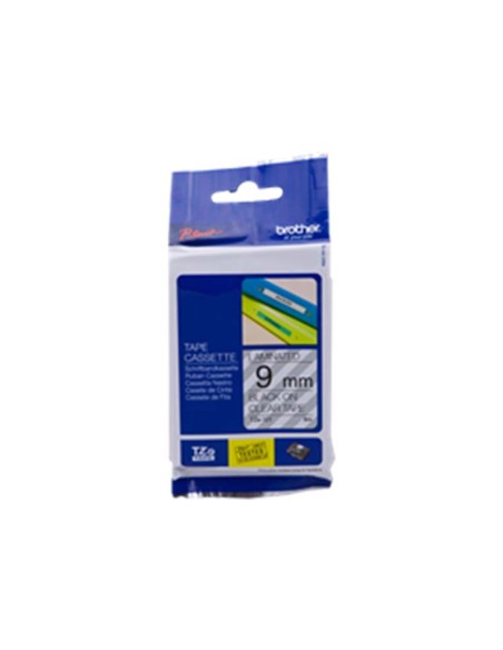 ORIGINALE Brother Nastro nero su trasparente TZe-121 TZ-121 9 mm x 8 m, laminato