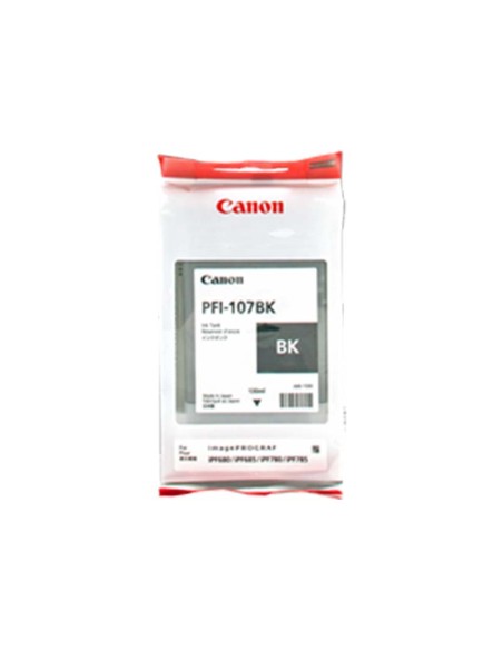 ORIGINALE Canon Cartuccia d'inchiostro nero PFI-107bk 6705B001 130ml