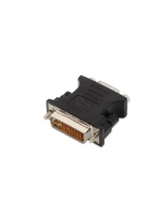 ADATTATORE DVI A SVGA, 24+5/MASCHIO-HDB15/FEMMINA, NERO