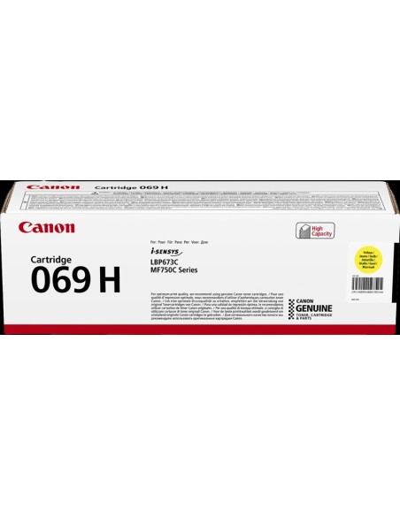 ORIGINALE Canon toner giallo 069 hy 5095C002 5500 pagine