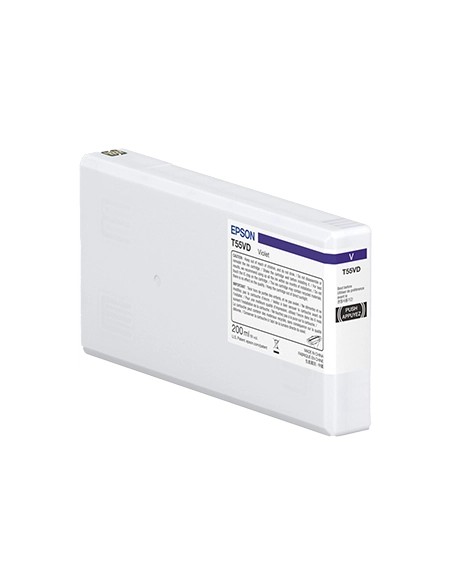ORIGINALE Epson Cartuccia d'inchiostro Violetto C13T55WD00 T55WD 200ml