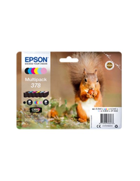 ORIGINALE Epson Multipack nero / ciano / magenta / giallo / ciano (chiaro) / magenta (chiaro) C13T37884010 378