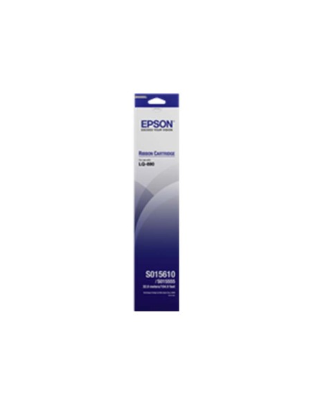 ORIGINALE Epson Nastro colorato nero C13S015610 S015610 nastro in tessuto, 10 milioni cifre