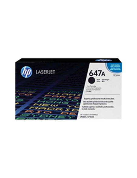 ORIGINALE HP toner nero CE260A 647A ~8500 pagine