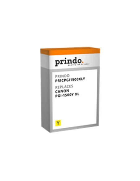 ORIGINALE Prindo Cartuccia d'inchiostro giallo PRICPGI1500XLY  12ml alternativa per Canon PGI-1500bx XL (9195B001)