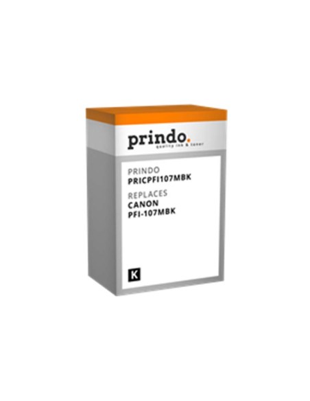 ORIGINALE Prindo Cartuccia d'inchiostro nero (opaco) PRICPFI107MBK  130ml compatibile per  Canon PFI-107mbk (6704B001)