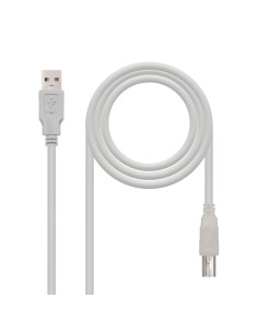 Cavo stampante USB-A 2.0 maschio a USB-B maschio 3,0 m grigio