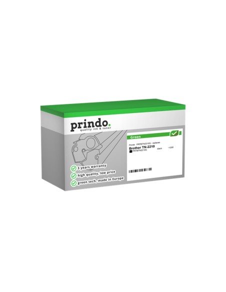 ORIGINALE Prindo toner nero PRTBTN2210G ~1200 pagine compatibile con Brother TN-2210
