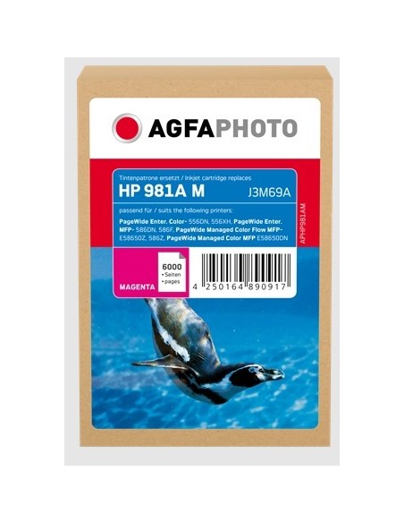 ORIGINALI Agfa Photo Cartuccia d'inchiostro magenta APHP981AM 6000 Pagine