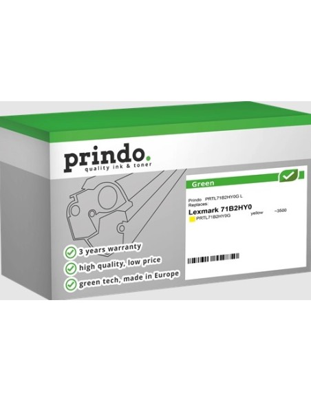 ORIGINALI Prindo toner giallo PRTL71B2HY0G Green 3500 Pagine
