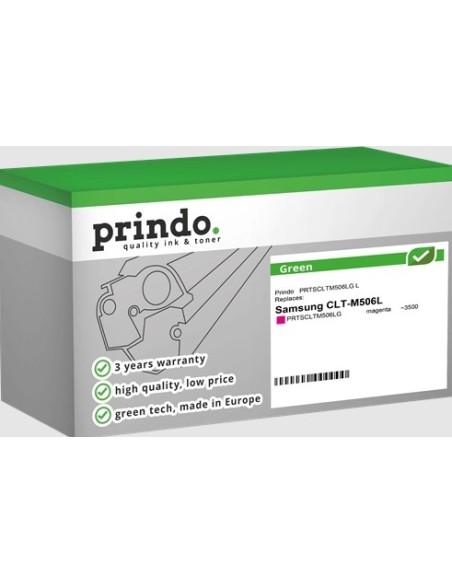 ORIGINALI Prindo toner magenta PRTSCLTM506LG Green 3500 Pagine