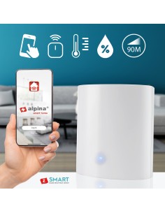 SENSORE SMART CLIMA/UMIDITÀ ALPINA Zigbee